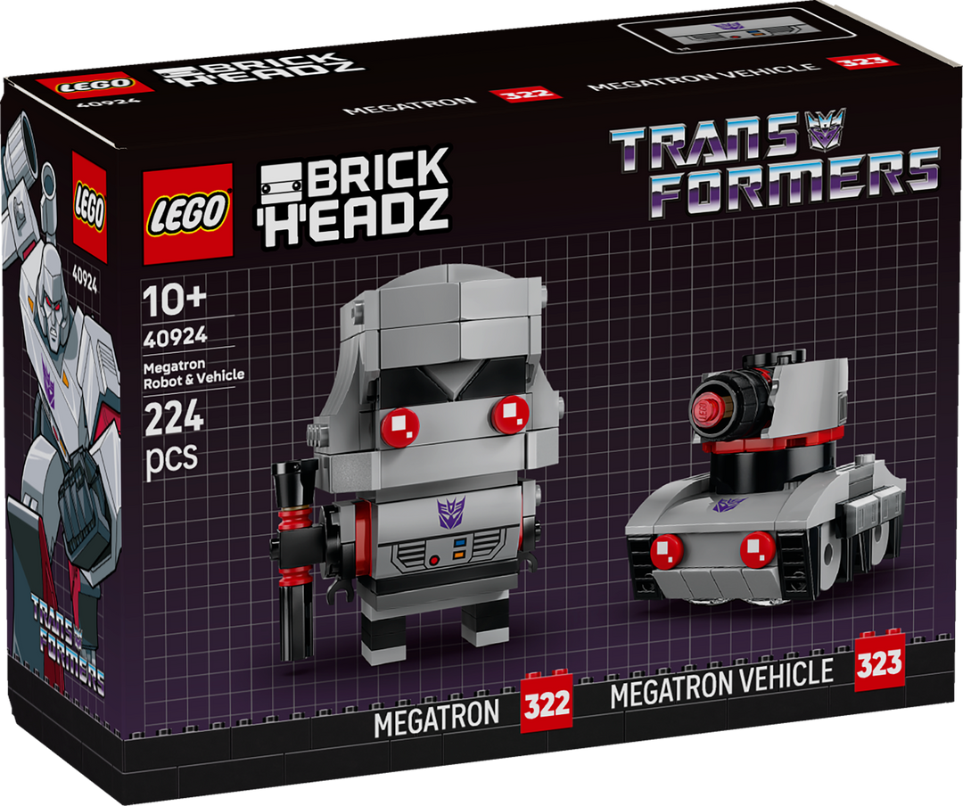 לגו ™BrickHeadz – רובוט ורכב מגהטרון (40924)-3