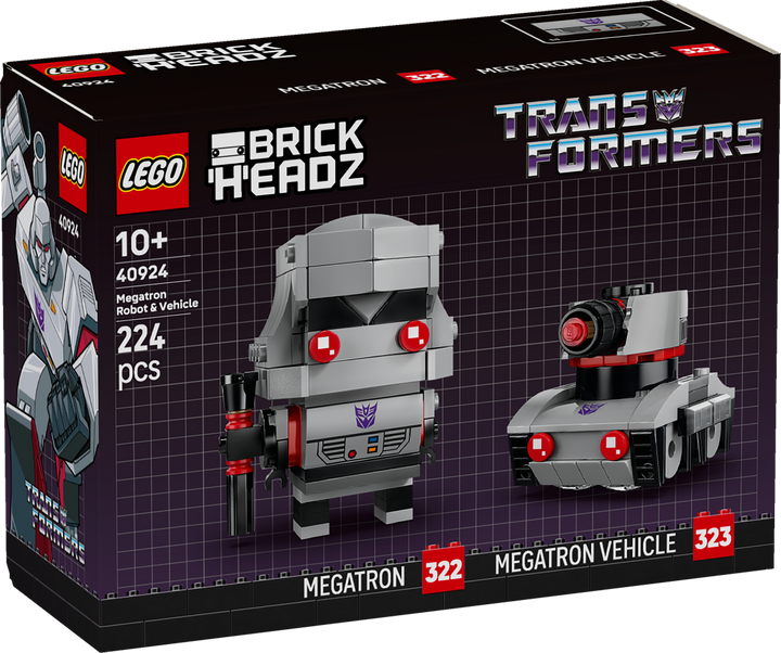 לגו ™BrickHeadz – רובוט ורכב מגהטרון (40924)-3