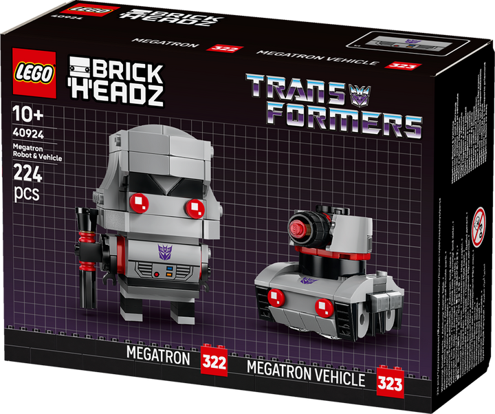 לגו ™BrickHeadz – רובוט ורכב מגהטרון (40924)-4