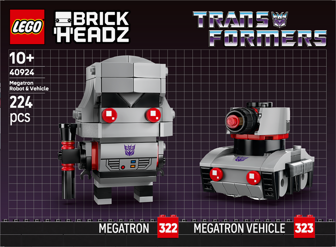 לגו ™BrickHeadz – רובוט ורכב מגהטרון (40924)-5