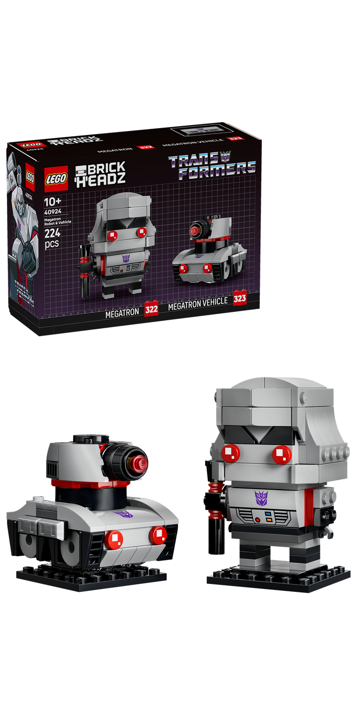 לגו ™BrickHeadz – רובוט ורכב מגהטרון (40924)-2