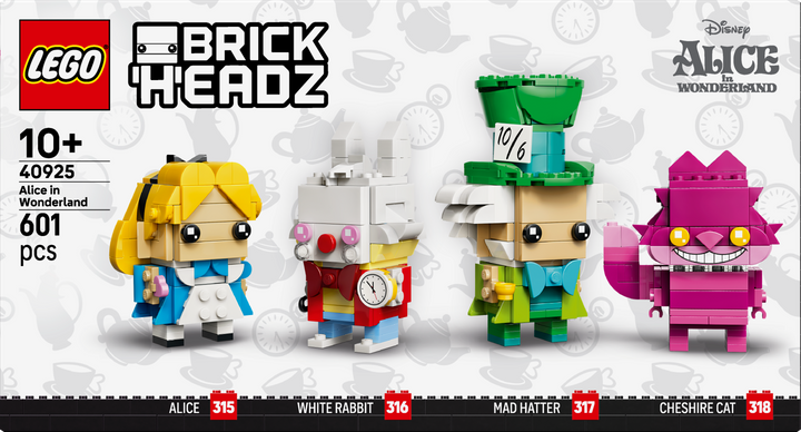 לגו ™BrickHeadz – אליס בארץ הפלאות (40925)-5
