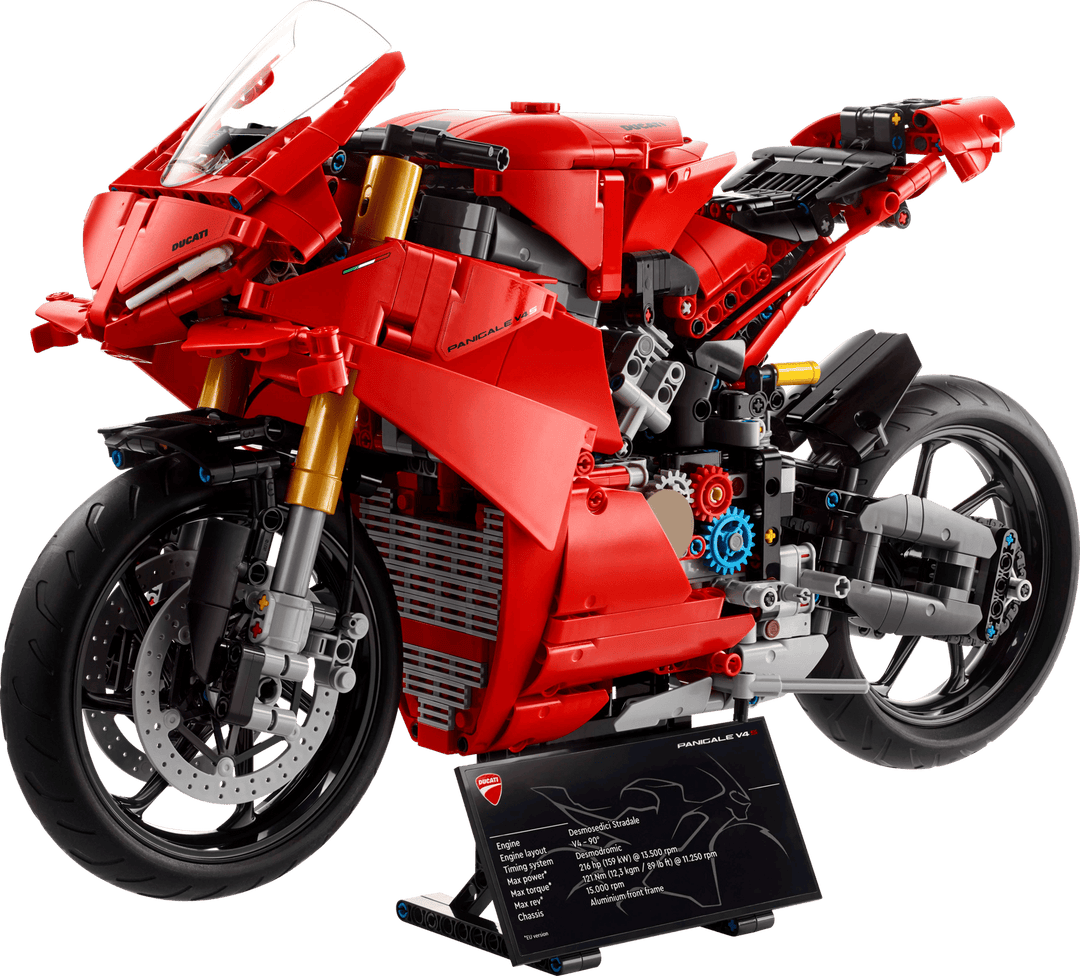 לגו Technic - אופנוע Ducati Panigale V4 S (42202)-0