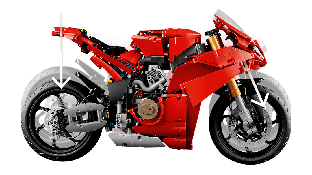 לגו Technic - אופנוע Ducati Panigale V4 S (42202)-2