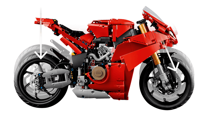 לגו Technic - אופנוע Ducati Panigale V4 S (42202)-3