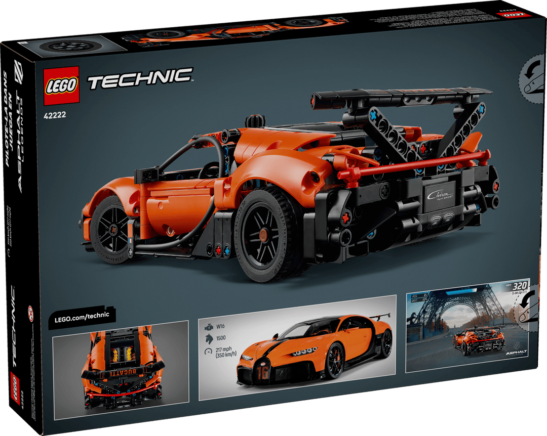 לגו Technic - היפר מכונית Bugatti Chiron Pur Sport (42222)-8
