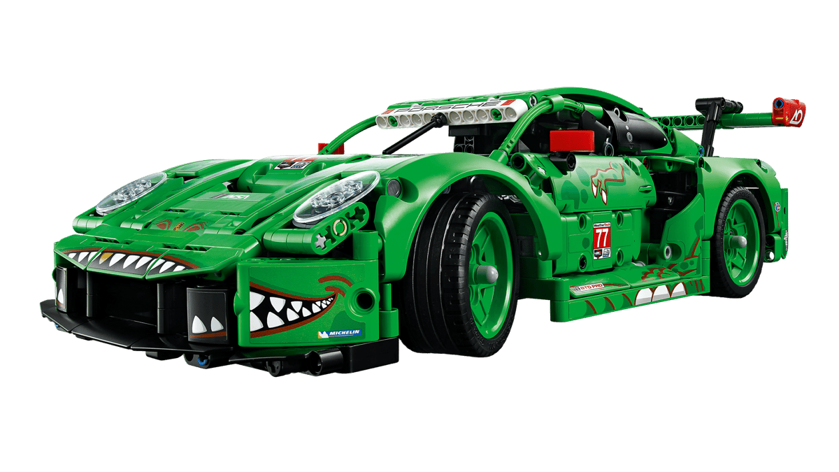 לגו Technic - מכונית מרוץ Porsche 911 GT3 R REXY AO Racing (42224)-9
