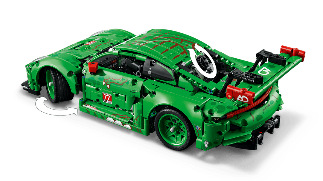 לגו Technic - מכונית מרוץ Porsche 911 GT3 R REXY AO Racing (42224)-10