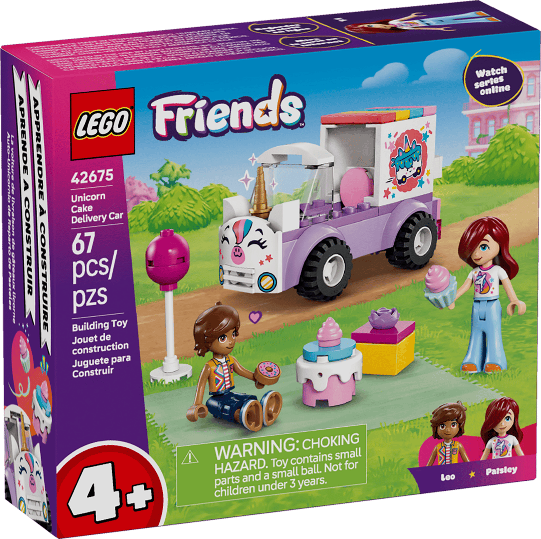 לגו Friends - רכב משלוחים של חד קרן לעוגות (42675)-2
