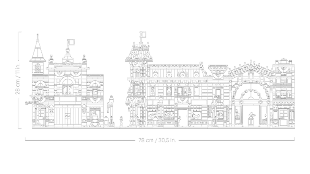 לגו  - .Main Street, U.S.A (43302)-15