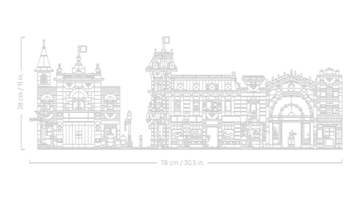 לגו  - .Main Street, U.S.A (43302)-16