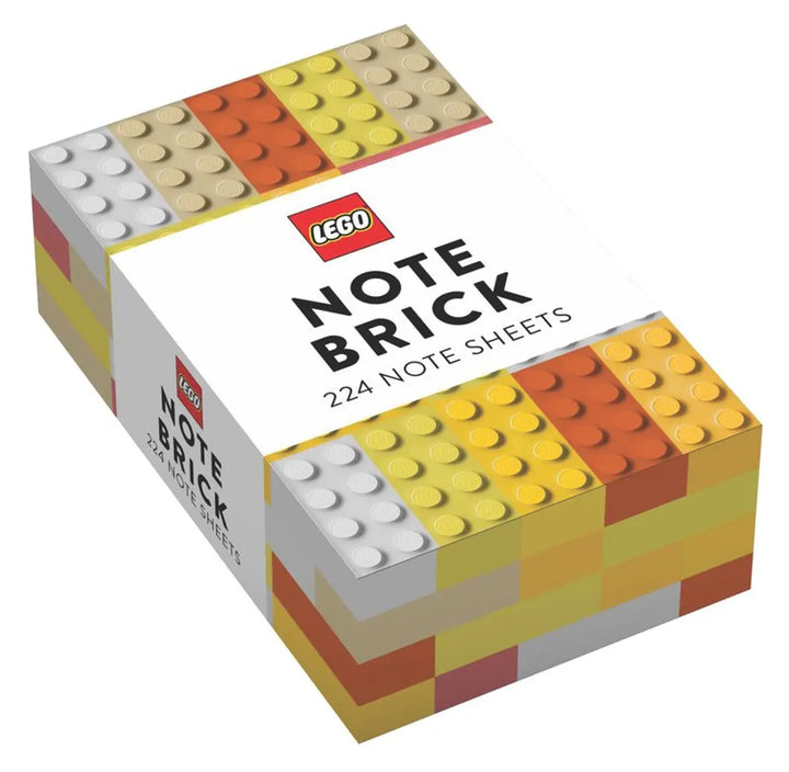 דפי ממו LEGO® Note Brick - בגווני צהוב-כתום-1
