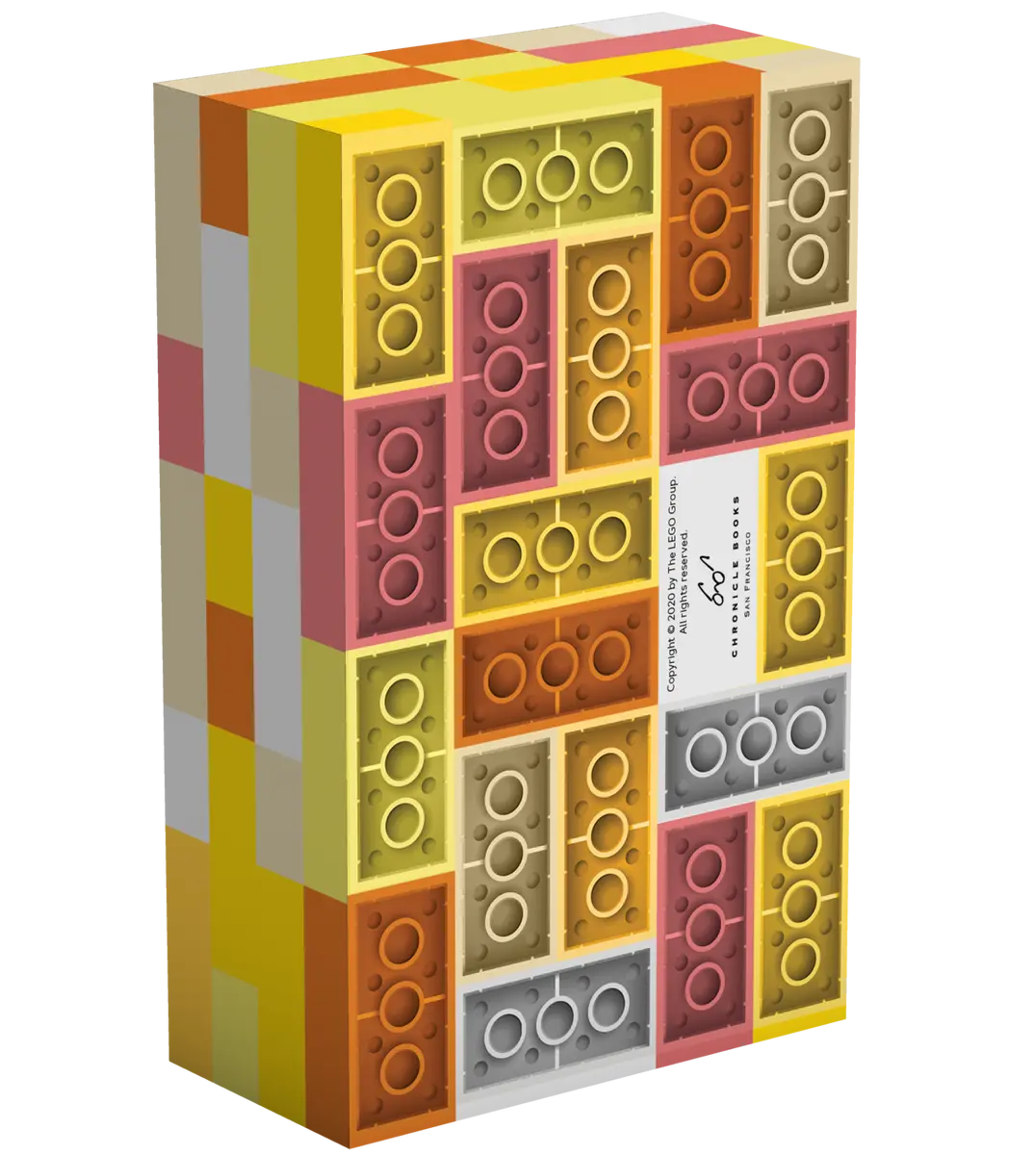 דפי ממו LEGO® Note Brick - בגווני צהוב-כתום-2