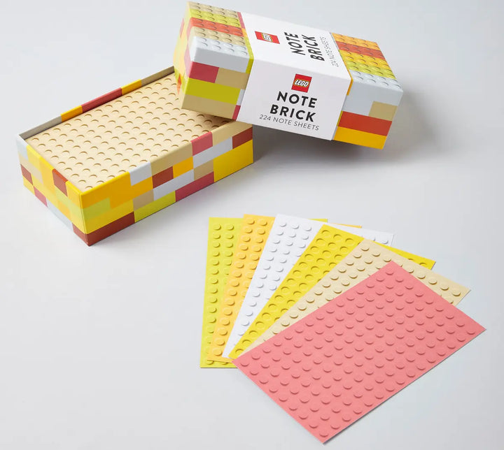 דפי ממו LEGO® Note Brick - בגווני צהוב-כתום-3