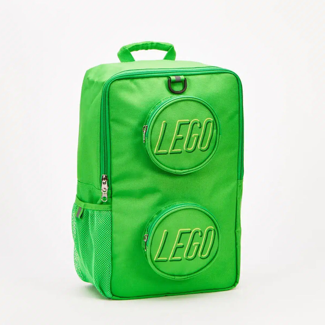 תיק גב לגו - תיק Lego Brick ירוק-0