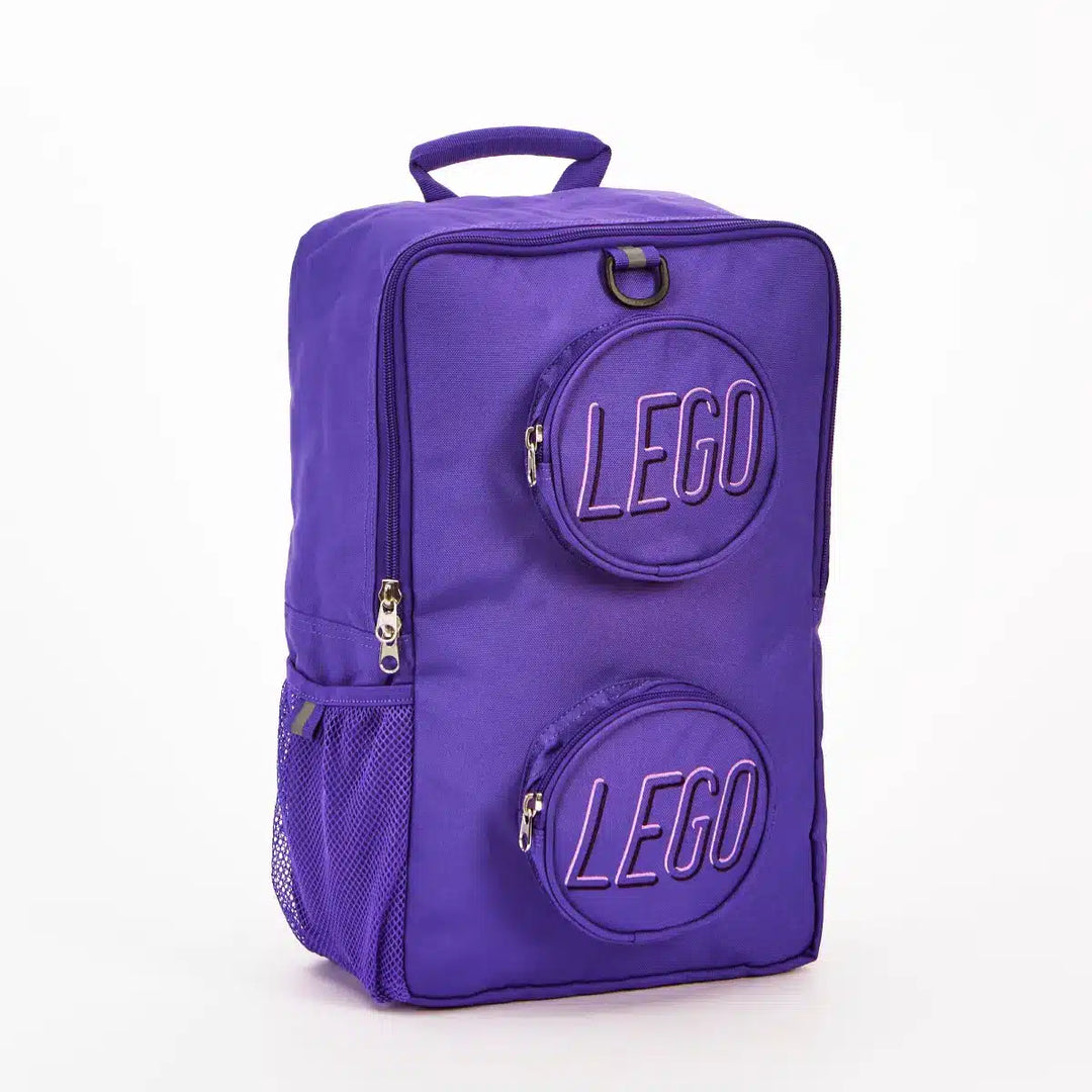 תיק גב לגו - תיק Lego Brick סגול