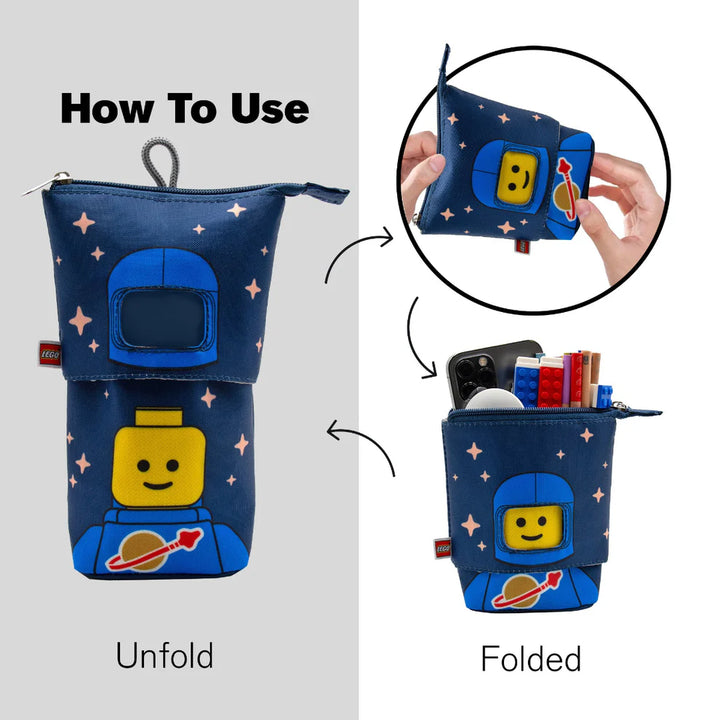 לגו קלמר Minifigures™ - Spaceman Blue "פופ-אפ" (53389)-5