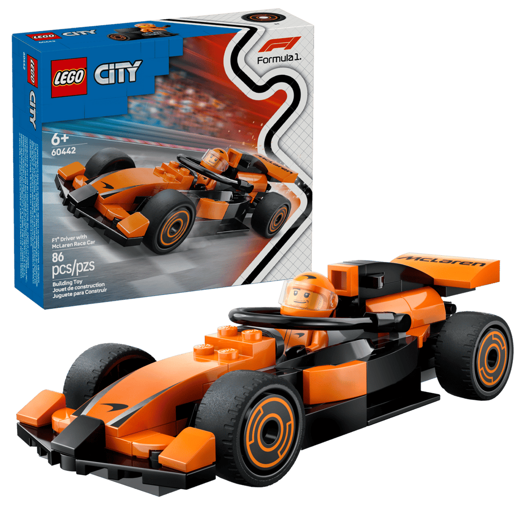 לגו City - נהג F1® עם מכונית מרוץ McLaren (60442)-2