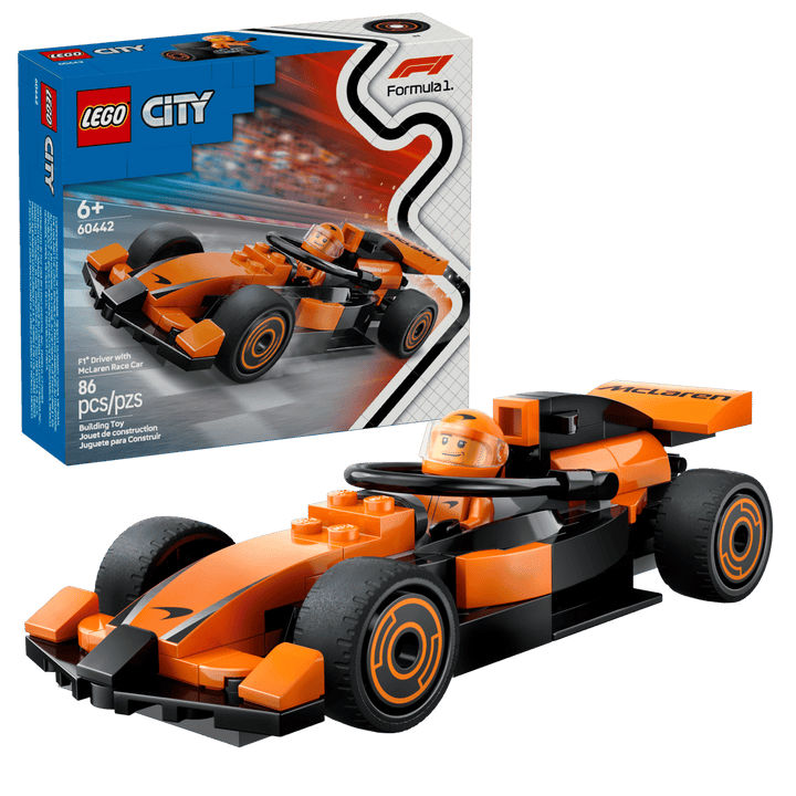 לגו City - נהג F1® עם מכונית מרוץ McLaren (60442)-2