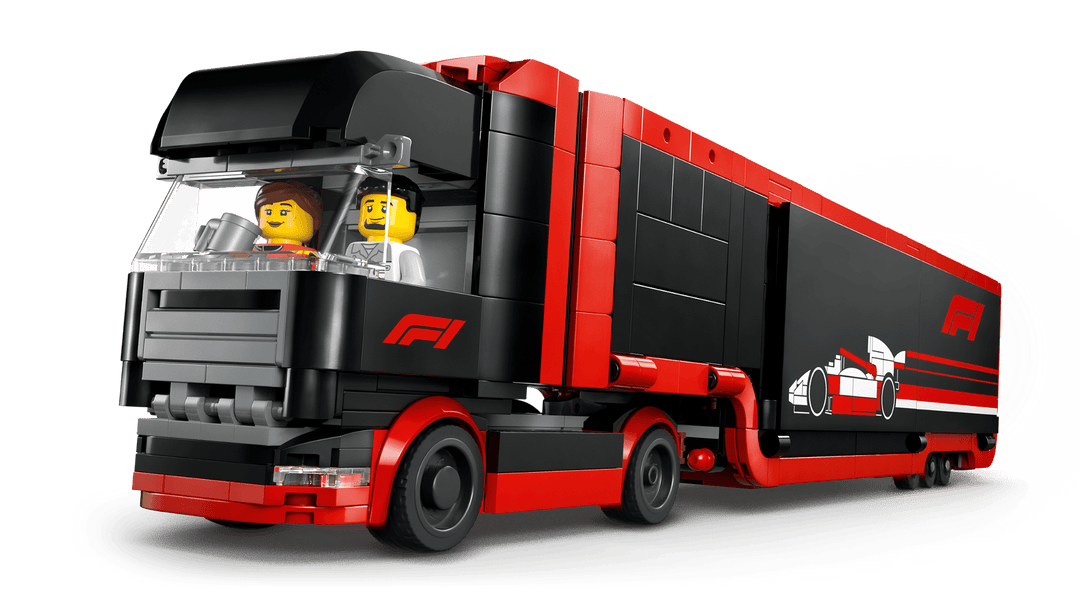לגו City - משאית F1® עם מכוניות F1® של RB20 ו-AMR24 (60445)-3