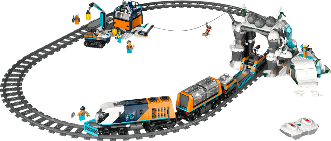 לגו City - רכבת אקספרס לחוקרים בקוטב הצפוני (60470)