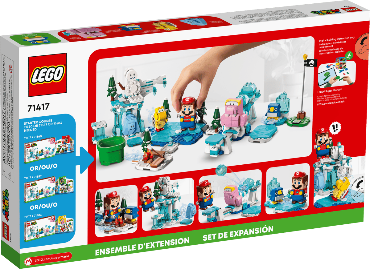 לגו Super Mario™ - ערכת הרחבה של הרפתקת שלג עם פליפּרוּס (71417)-5