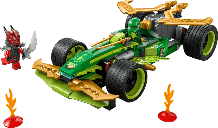 לגו NINJAGO® - מכונית מרוץ משוך וסע של לויד (71828)-1