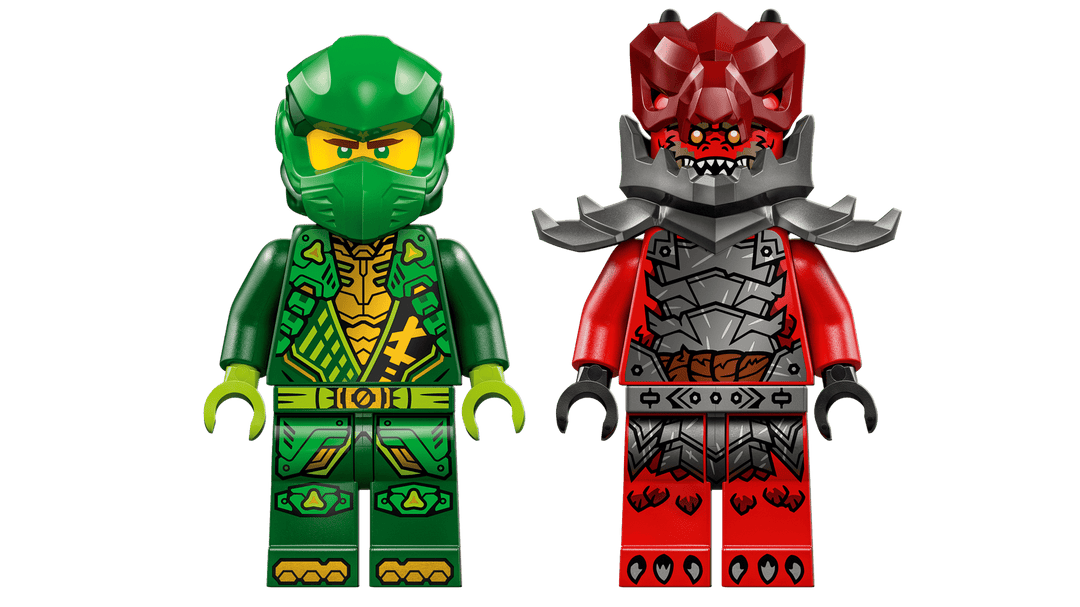 לגו NINJAGO® - מכונית מרוץ משוך וסע של לויד (71828)-2