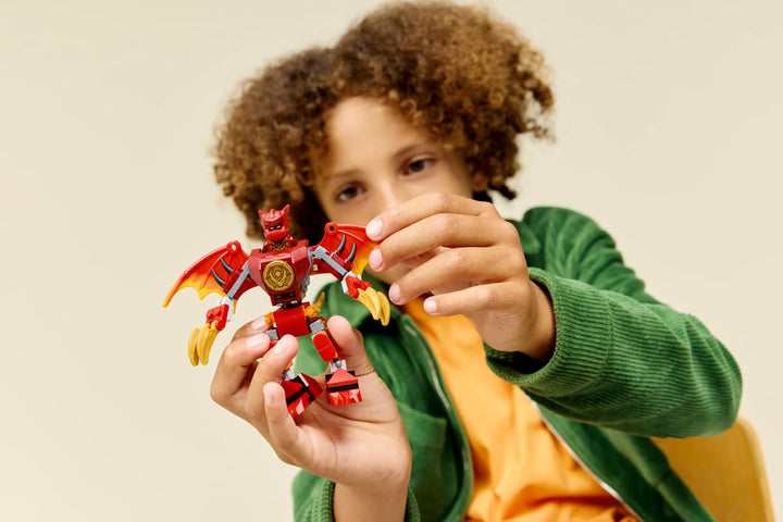 לגו NINJAGO® - מארז קרב רובוט הדרקון של קאי (71851)-4