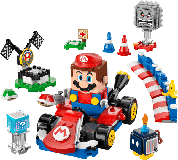 לגו Super Mario™ - Mario Kart™ – Interactive LEGO® Mario™ & Standard Kart (72043)