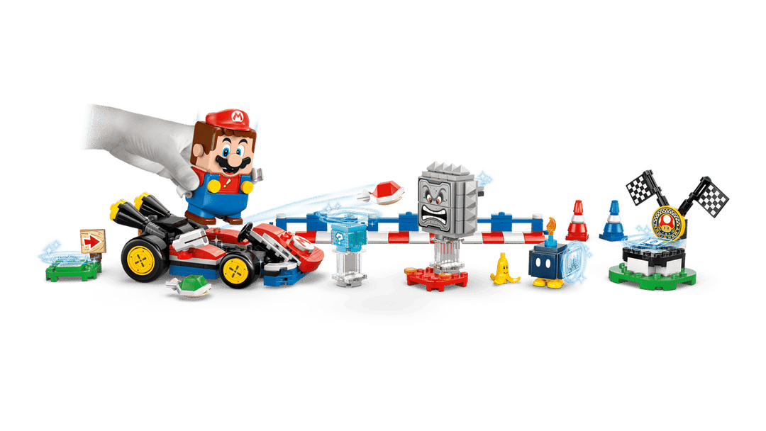 לגו Super Mario™ - Mario Kart™ – Interactive LEGO® Mario™ & Standard Kart (72043)-4