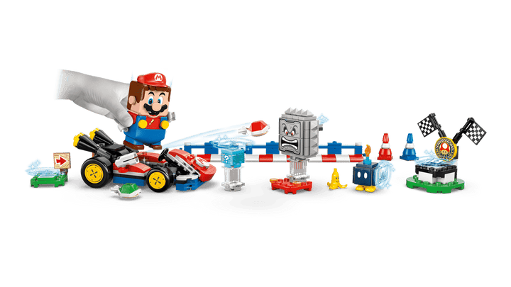 לגו Super Mario™ - Mario Kart™ – Interactive LEGO® Mario™ & Standard Kart (72043)-5