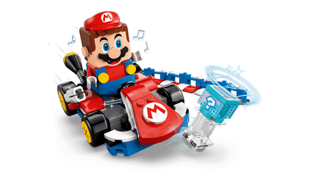 לגו Super Mario™ - Mario Kart™ – Interactive LEGO® Mario™ & Standard Kart (72043)-5