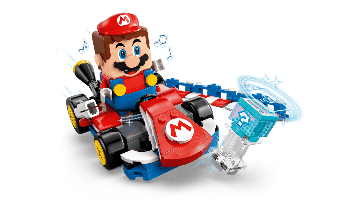 לגו Super Mario™ - Mario Kart™ – Interactive LEGO® Mario™ & Standard Kart (72043)-6