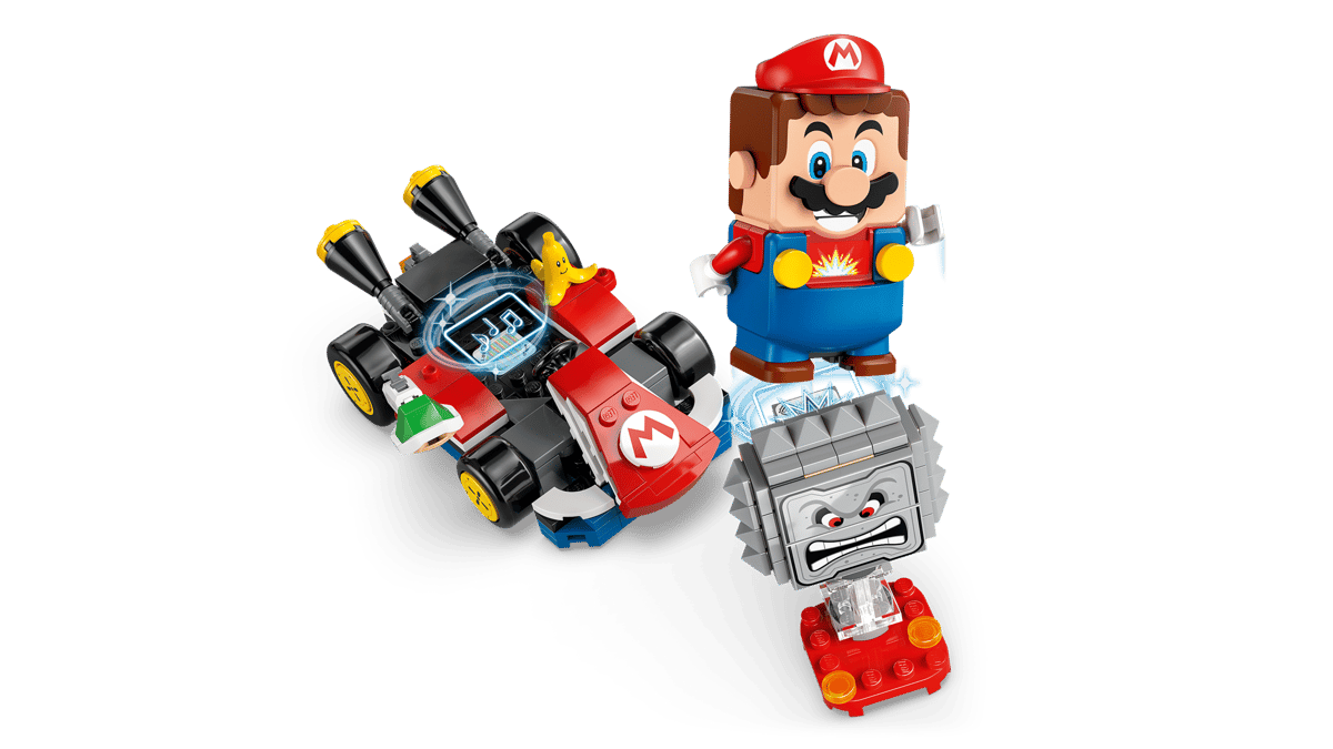לגו Super Mario™ - Mario Kart™ – Interactive LEGO® Mario™ & Standard Kart (72043)-3