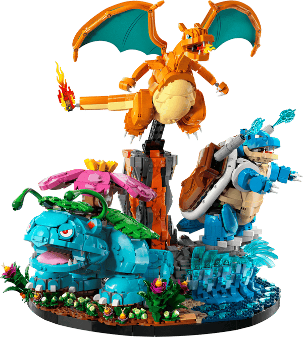לגו Pokémon™ - ונוזאור, צ'אריזארד ובלסטויז (72153)