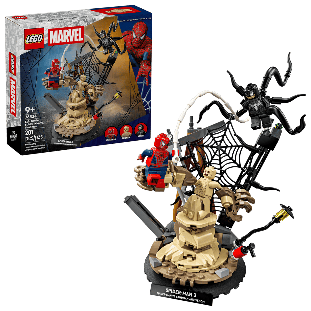 לגו | Marvel - קרב אֶפִּי: ספיידרמן נגד איש החול (76334)-1