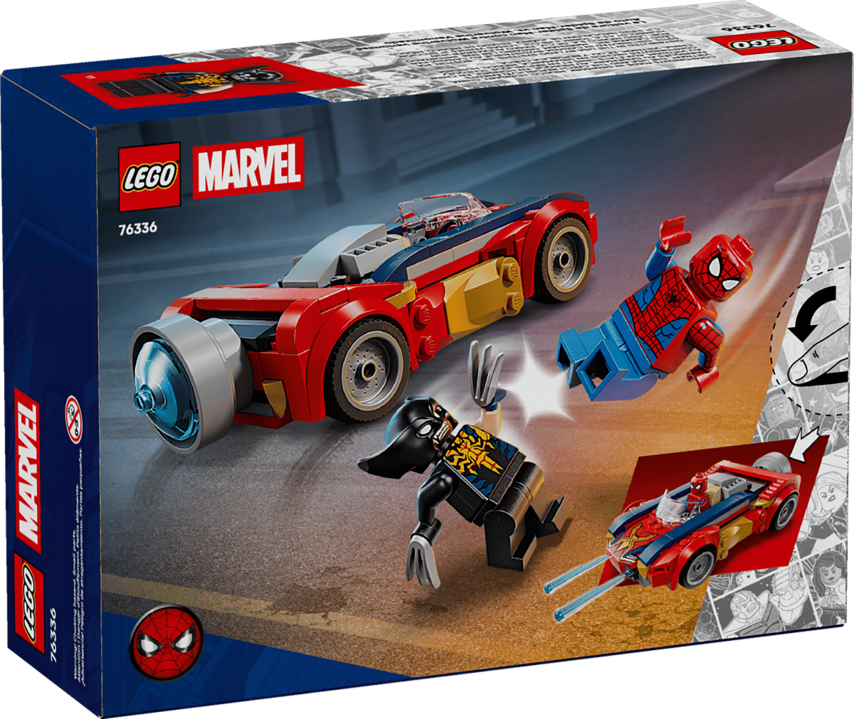 לגו | Marvel - ספיידרמן במכונית נגד וונומייזד וולברין (76336)-11