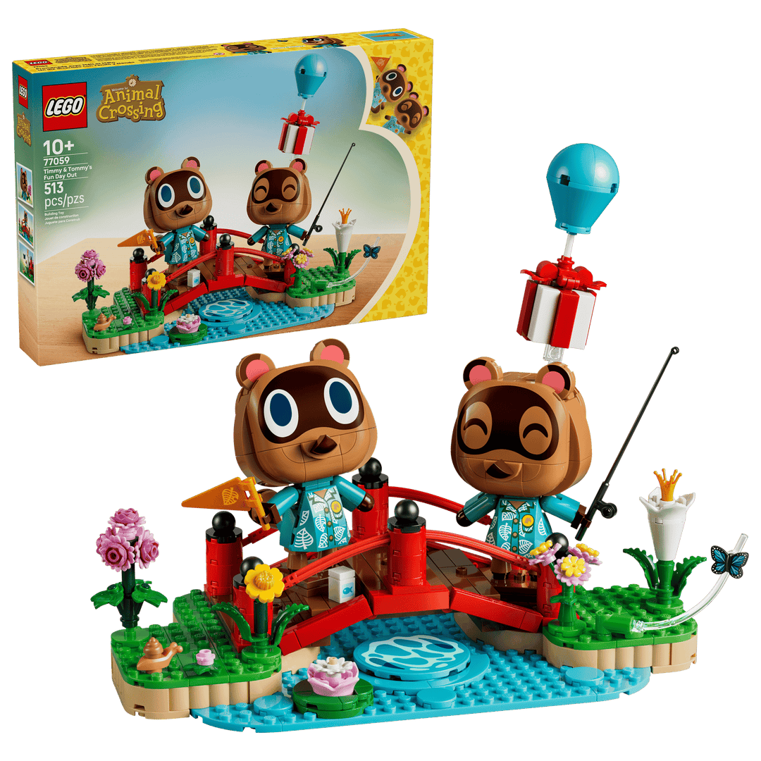 לגו Animal Crossing - יום כיף של Timmy ו-Tommy בחוץ (77059)-1