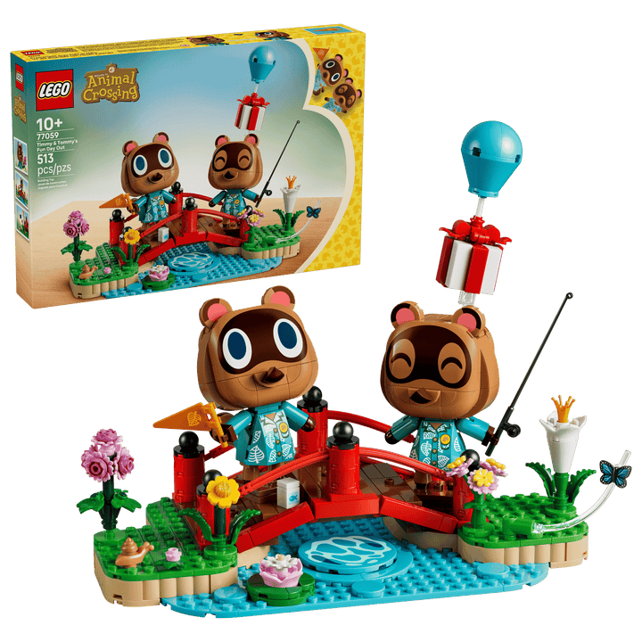 לגו Animal Crossing - יום כיף של Timmy ו-Tommy בחוץ (77059)-2