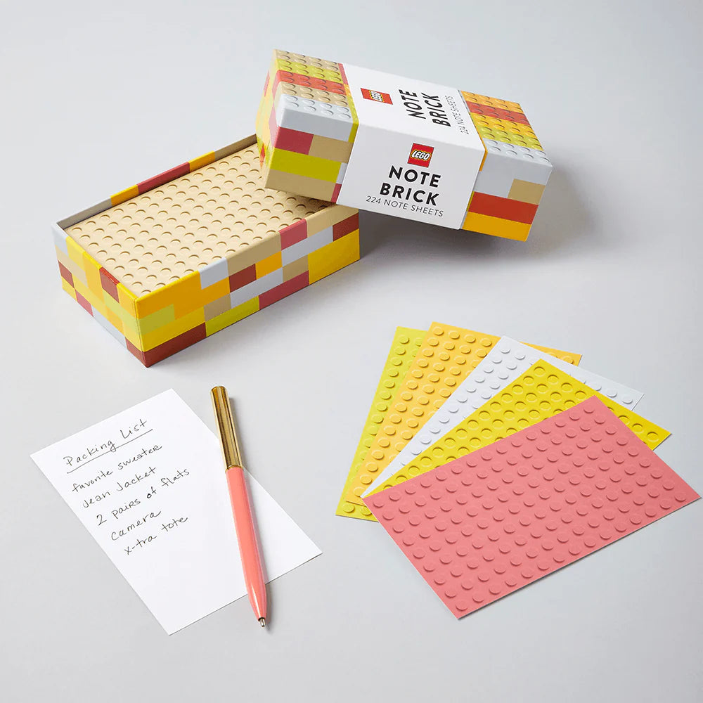 דפי ממו LEGO® Note Brick - בגווני צהוב-כתום-5