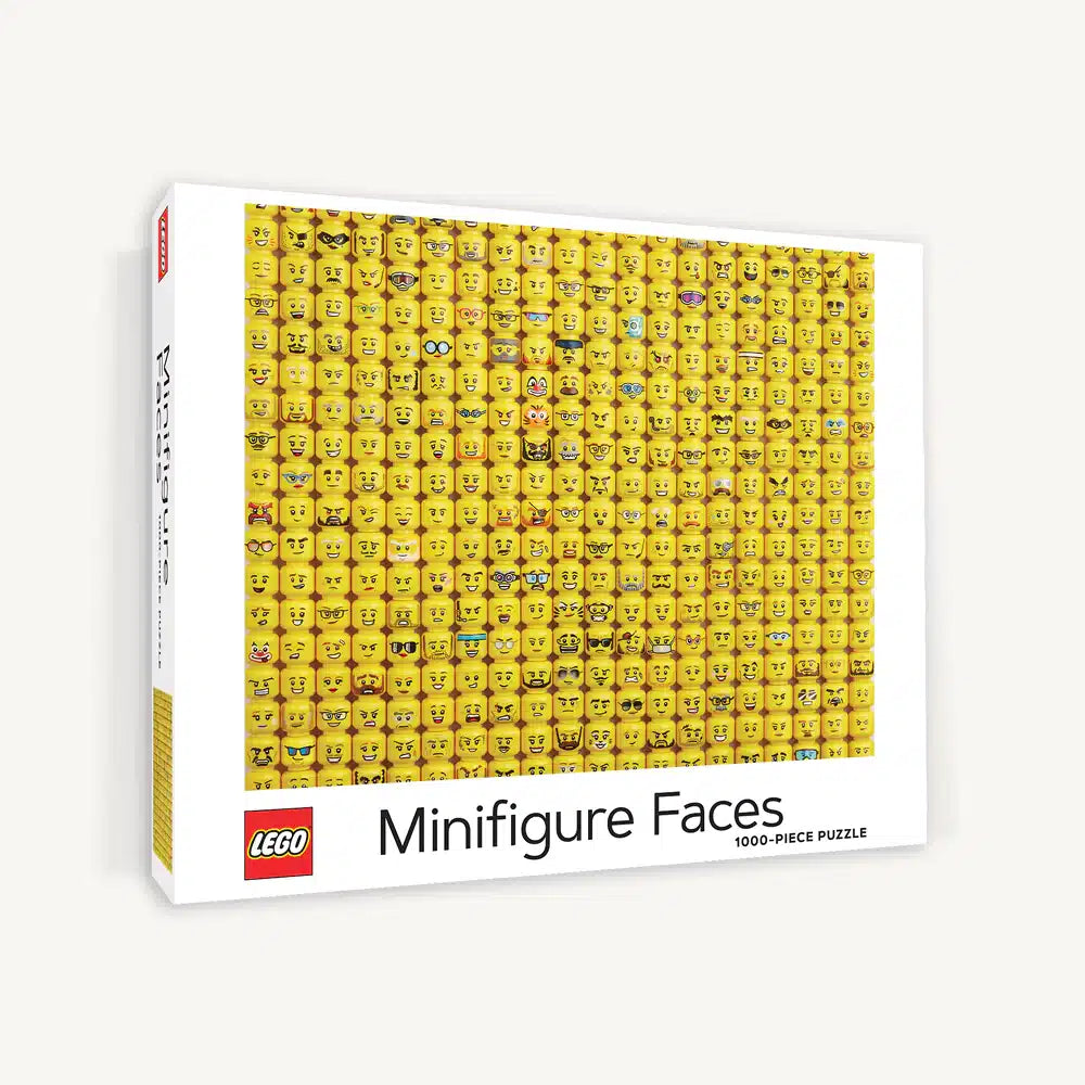 לגו פאזל 1000 חלקים - Minifigure Faces-0