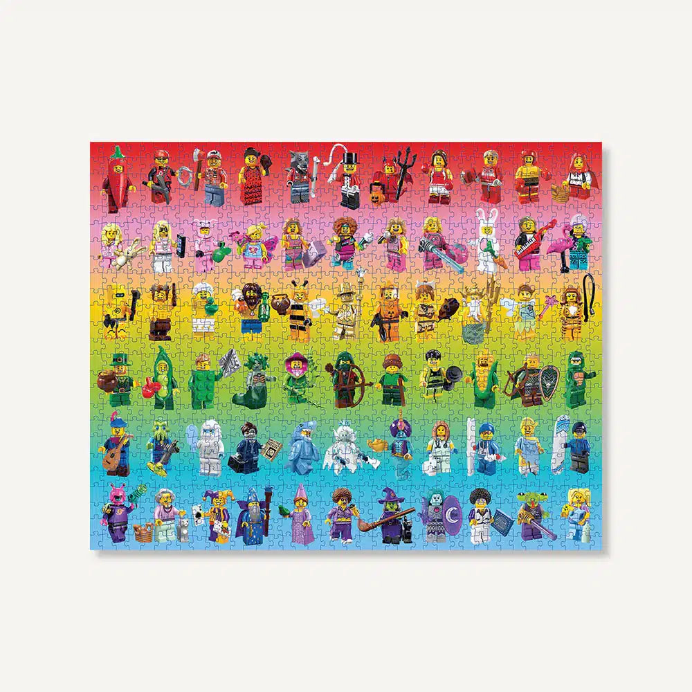 לגו פאזל 1000 חלקים - Minifigure Rainbow-1