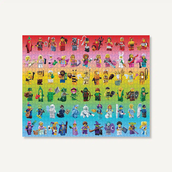 לגו פאזל 1000 חלקים - Minifigure Rainbow-2