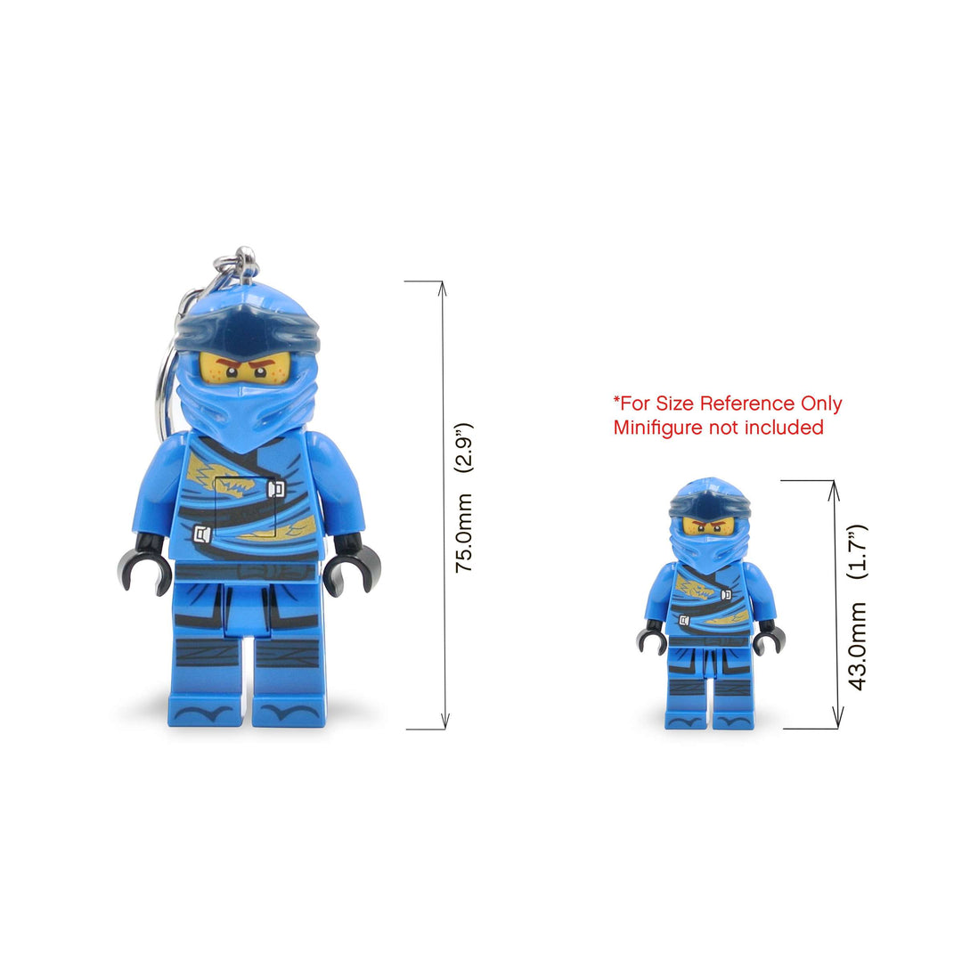 לגו מחזיק מפתחות עם תאורת LED - נינג'גו ג'יי (KE148H)-2