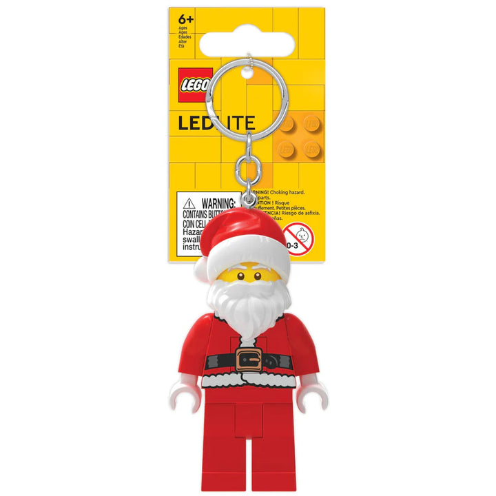 לגו מחזיק מפתחות עם תאורת LED - סנטה קלאוס (KE189H)-2