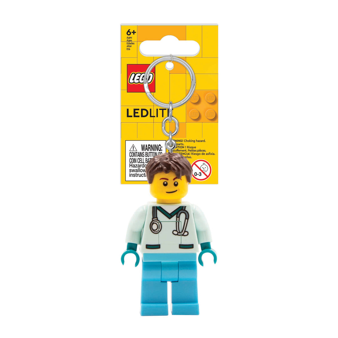 לגו מחזיק מפתחות עם תאורת LED - אח רפואי (KE194H)-3
