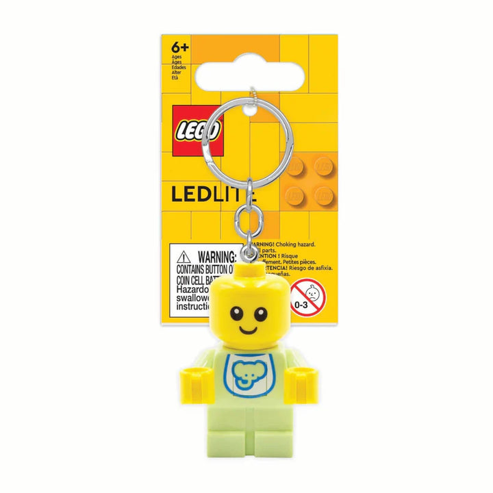 לגו מחזיק מפתחות עם תאורת LED - תינוק (KE209H)-2