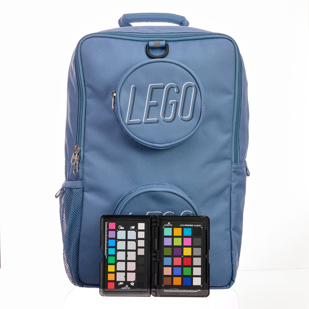 תיק גב לגו- תיק Lego Brick כחול - חול-3
