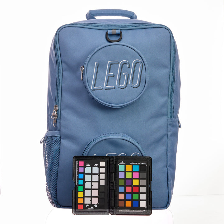 תיק גב לגו- תיק Lego Brick כחול - חול-3